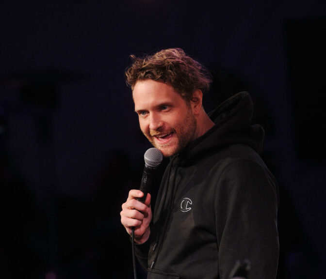 NEW BRUNSWICK, NJ - FEBRUARY 17: Comedian Ryan Long performs at The Stress Factory Comedy Club on February 17, 2021 in New Brunswick, New Jersey. (Photo by Bobby Bank/Getty Images)