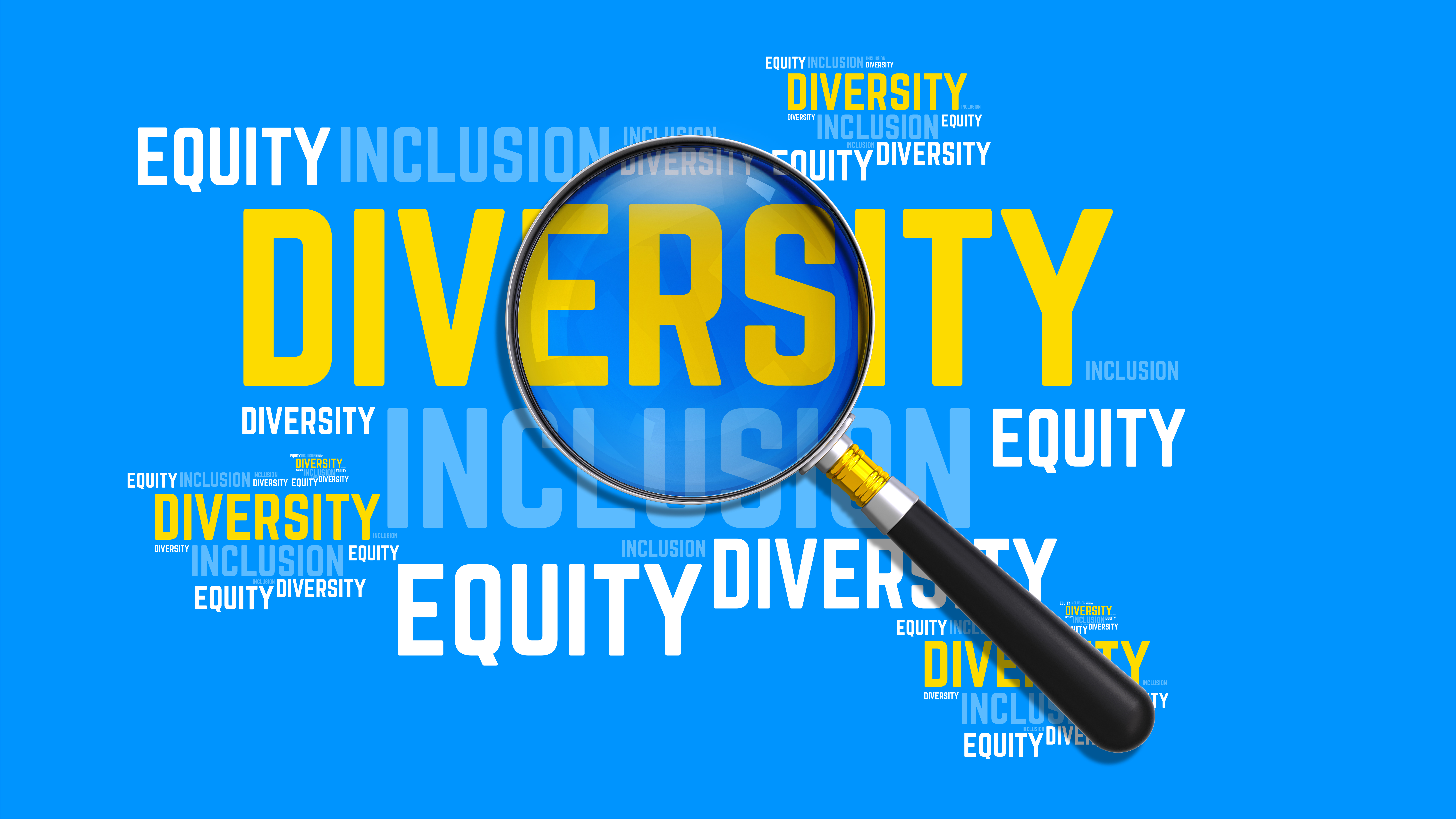 DIVERSITY, EQUITY, INCLUSION - stock photo