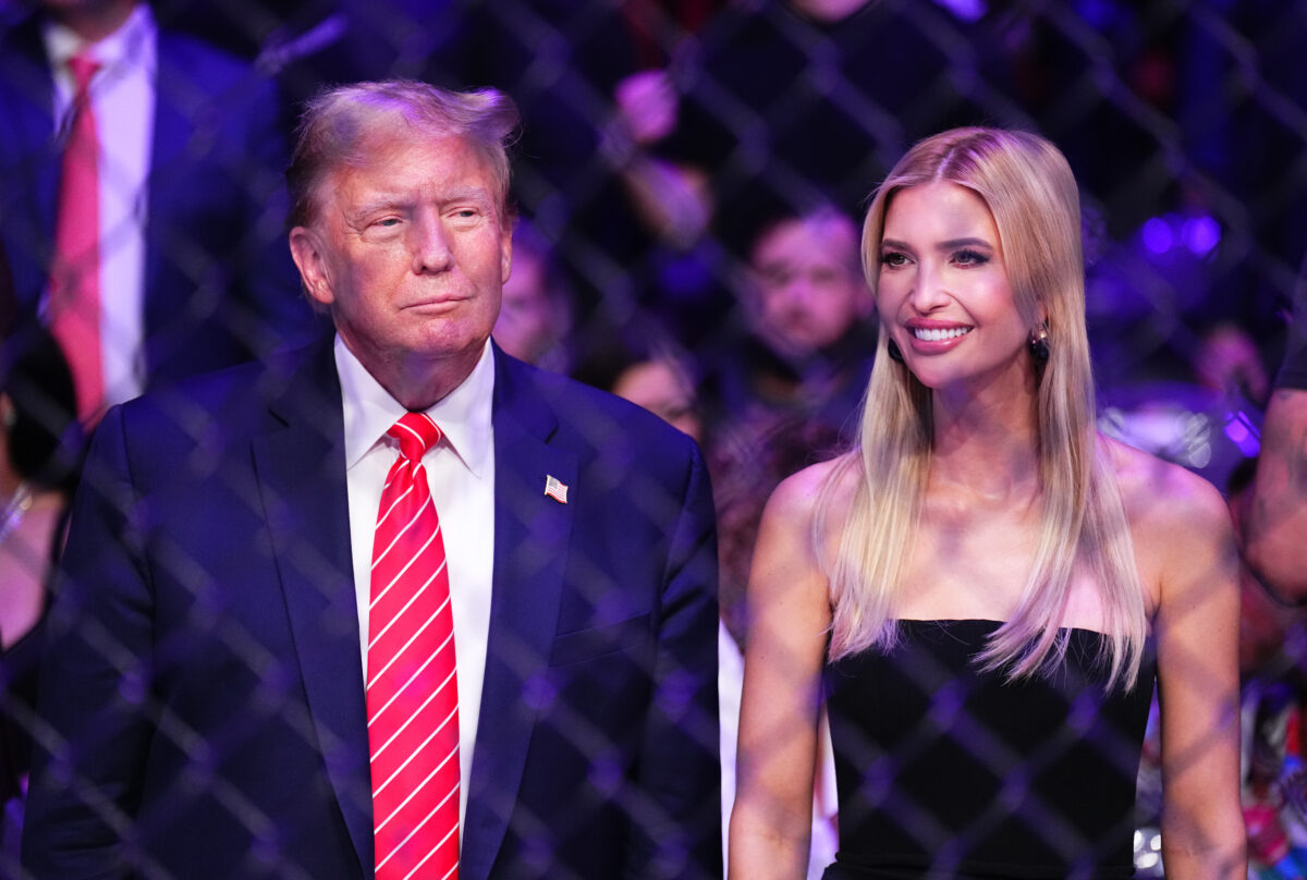 Trump and Ivanka attend UFC 299 after Georgia rally