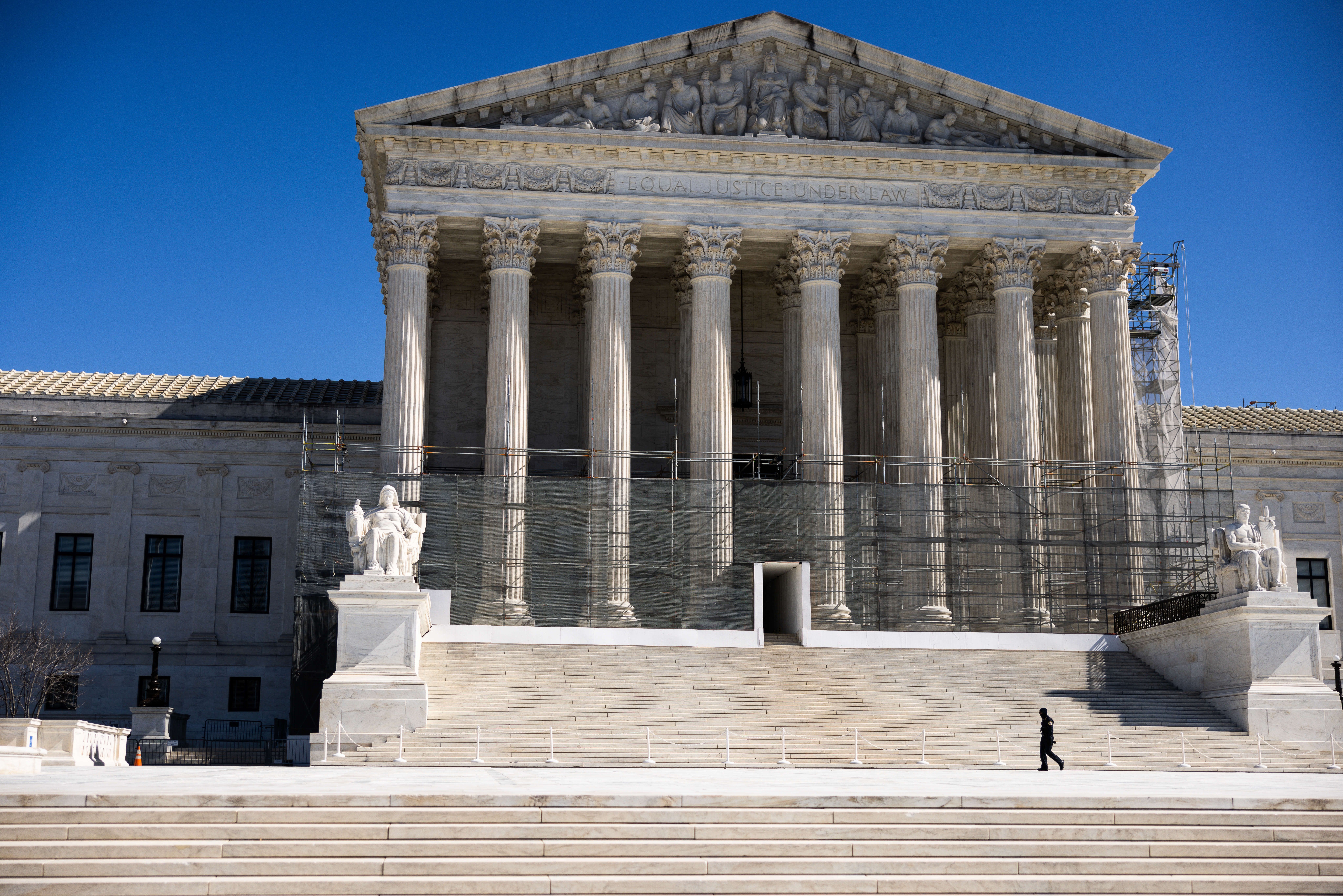 The US Supreme Court is seen in Washington, DC, March 2, 2025.