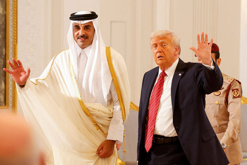 Trump and Qatari leader