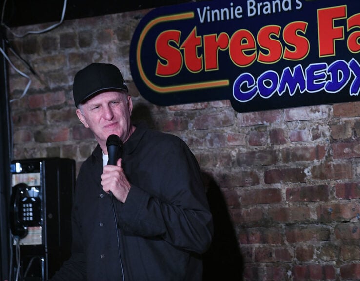 NEW BRUNSWICK, NJ - SEPTEMBER 25: Michael Rapaport performs at The Stress Factory Comedy Club on September 25, 2025 in New Brunswick, New Jersey. (Photo by Bobby Bank/Getty Images)