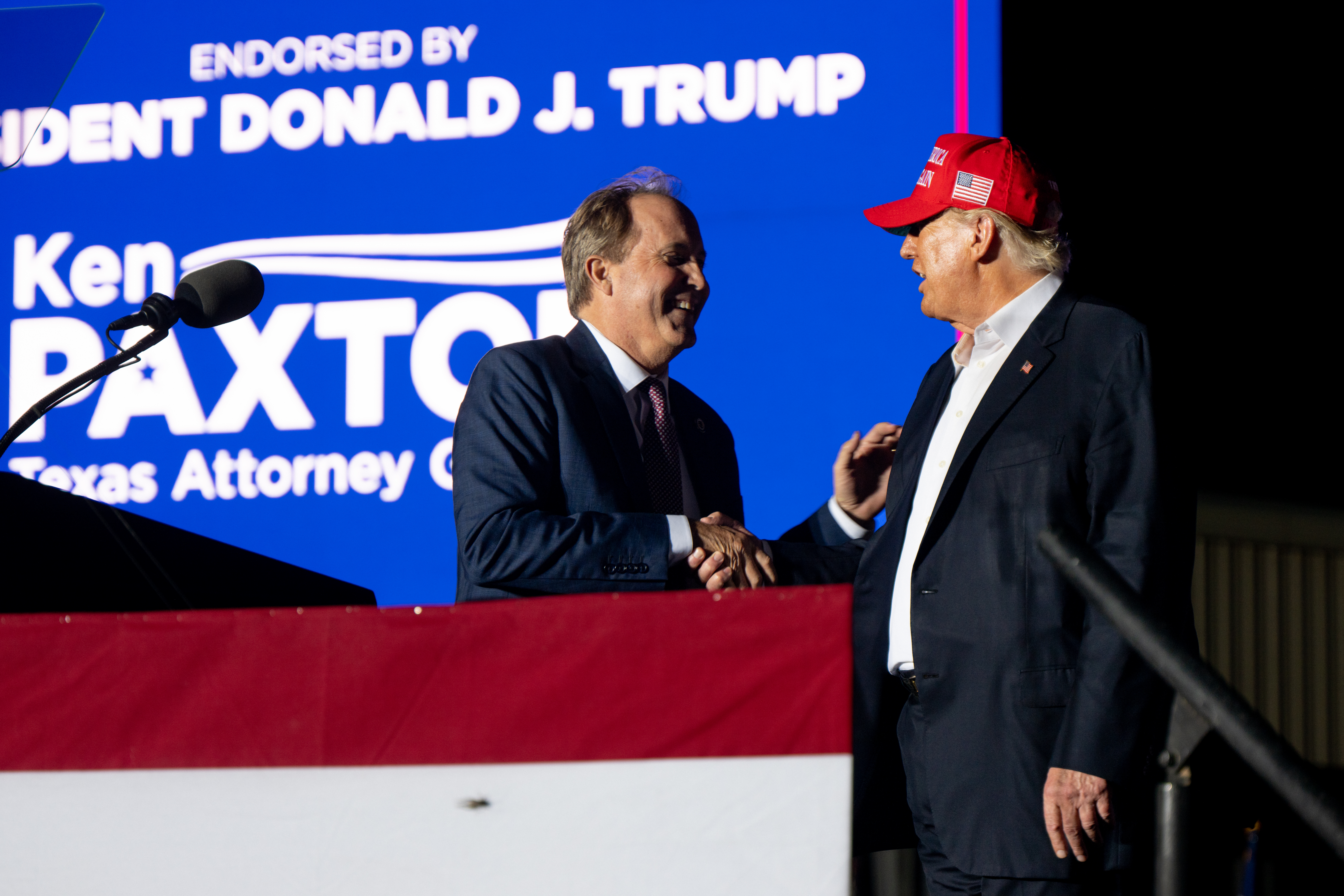 Trump Opens Massive War Chest To Rescue Flailing Ken Paxton Campaign